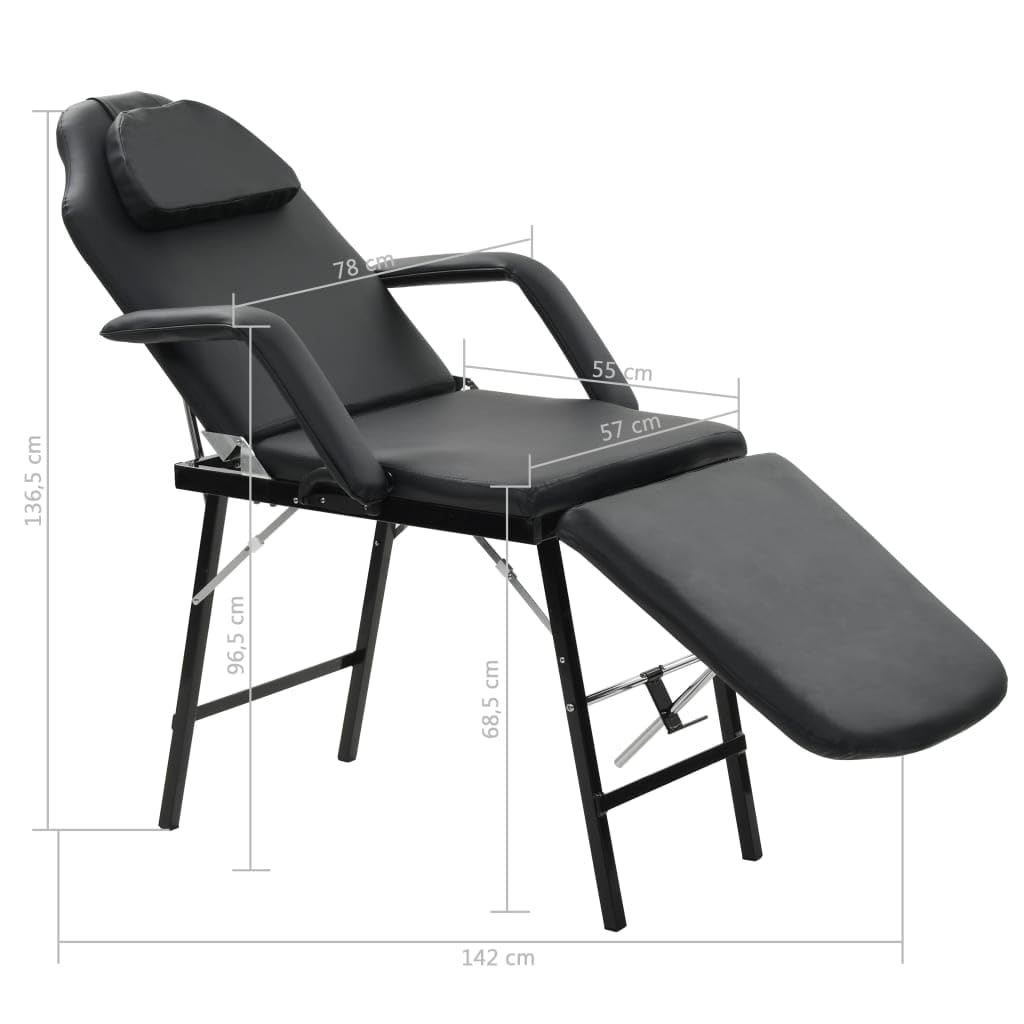 Générique Fauteuil de Massage pour Traitement Facial Simili-Cuir Noir,Santé & beauté,Hygiène personnelle,Massage & Relaxation,Fauteuils de Massage,Noir,24.25 KG,110160