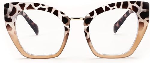 FEISEDY B4107 - Lentes de bloqueo de luz azul de gran tamaño para mujer