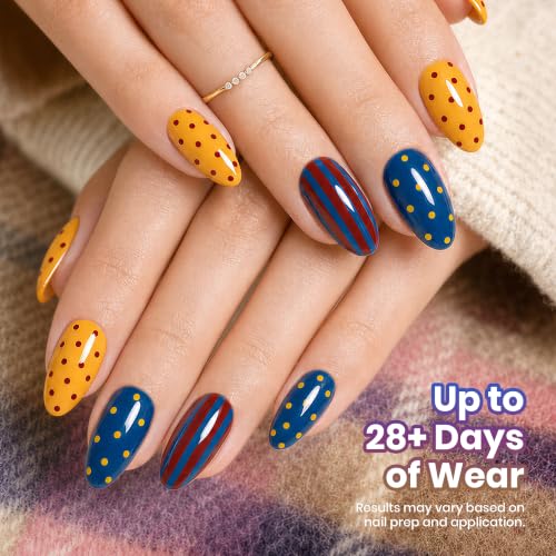 Image of Beetles Fall Gel Polish Set - Fall Passage Collection, Burgundy Brown Orange 25 Autumn Colors Dark Gel Polish with Base Glossy Matte Top Coat UV LED Soak Off Gifts for Women