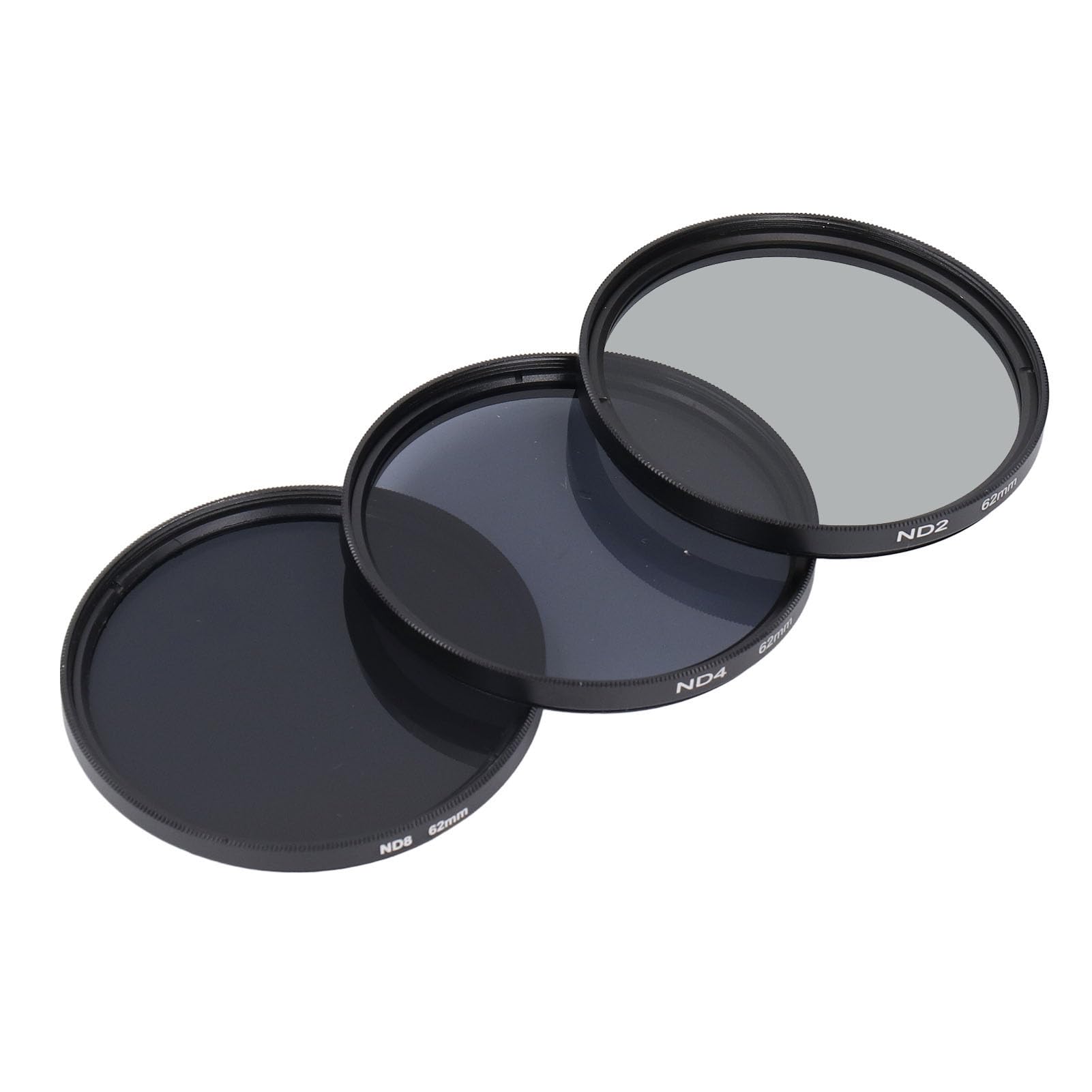Ensemble Filtres ND2 ND4 ND8 62mm - Filtres Objectif Caméra HD Multicouche Anti-Surexposition