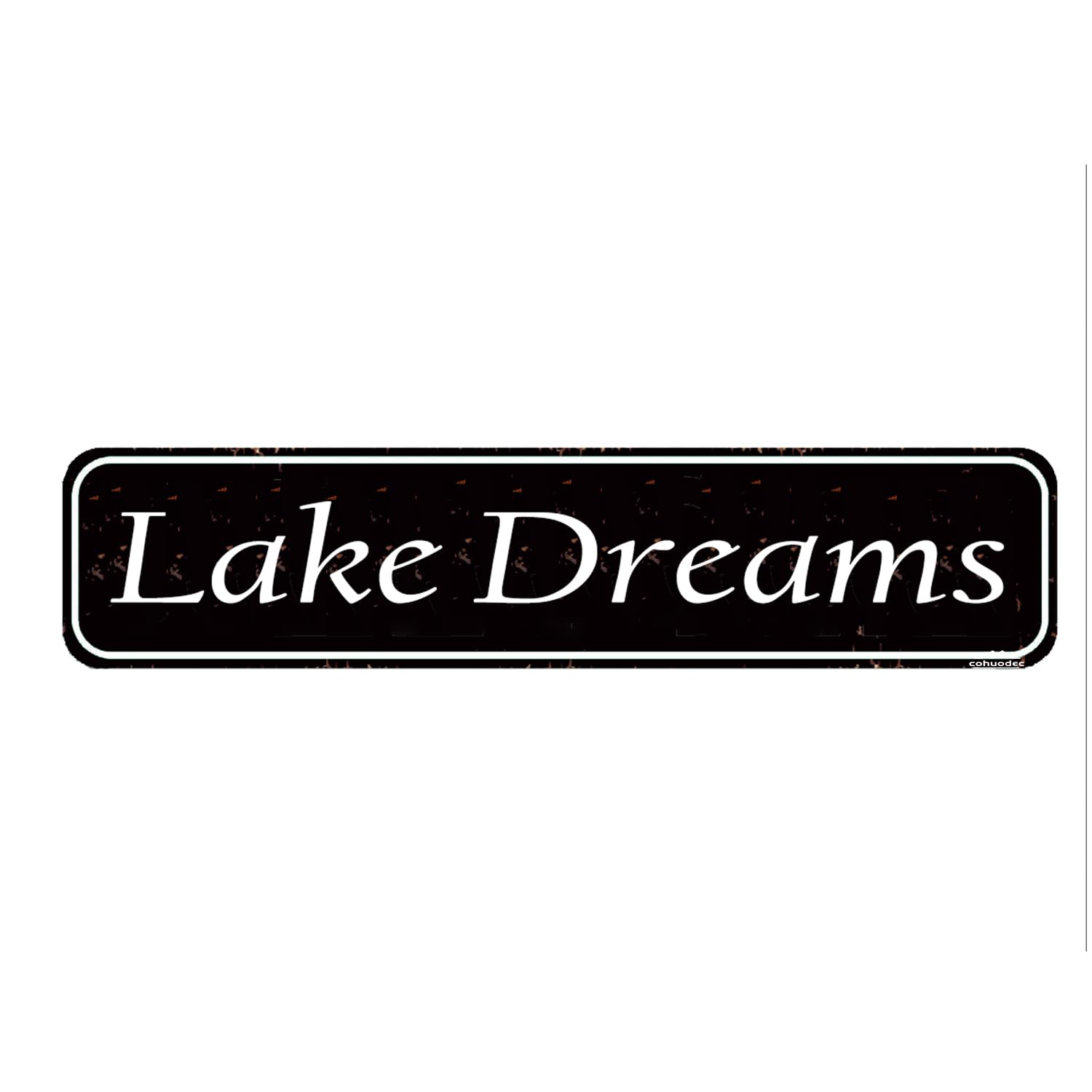 Lake Dreams Master Bedroom Sign Rustic Cabin Decor Lake House Art First Home Gift Summer Cottage Decor Unique Outdoor Metal Tin Signs 4x16 Inch