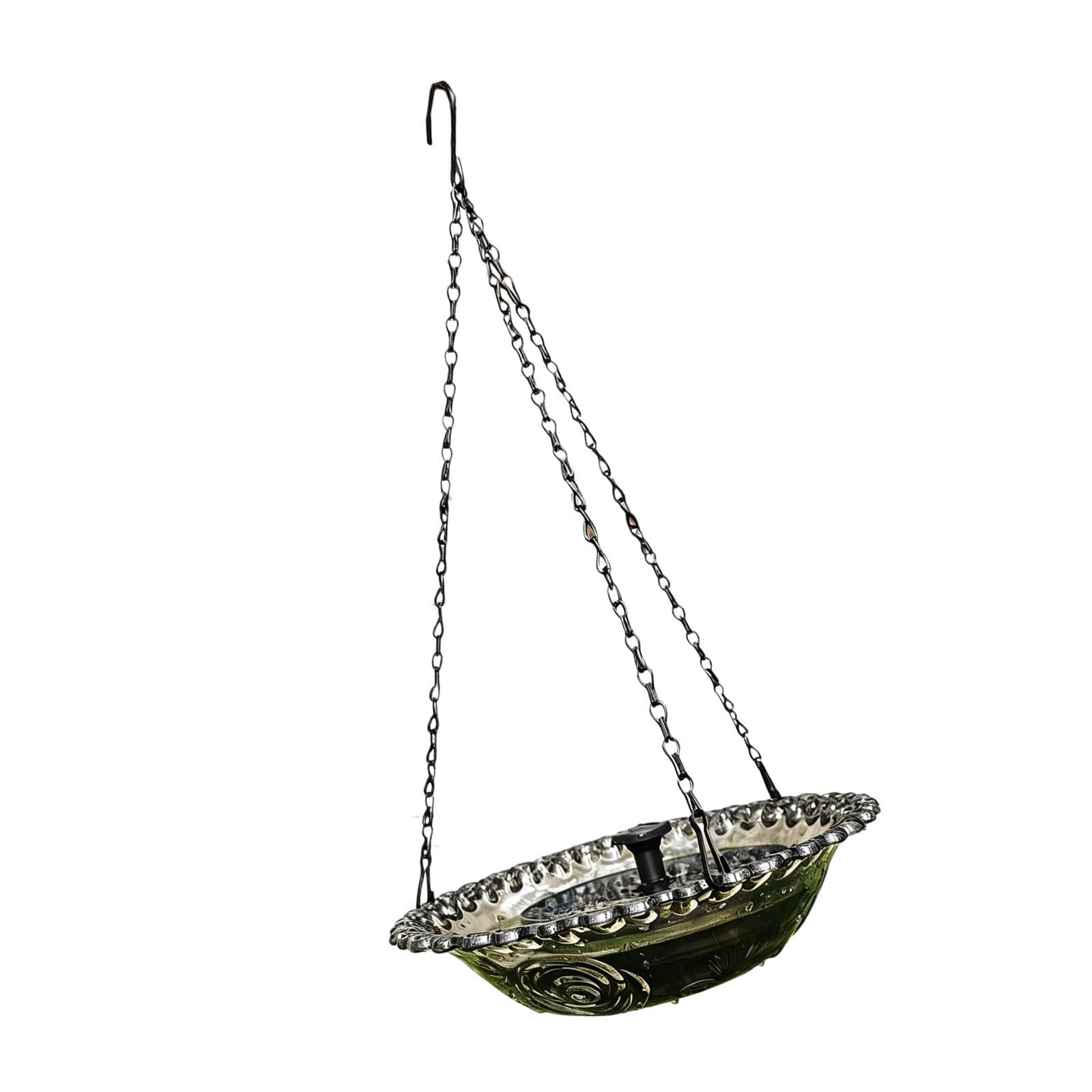 Hangable Solar Fountain Bird Bath Shower for Yard Decoration Hanging Garden Bird Bath