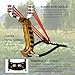 JTXCDFHMJ Slingshot,Wrist Sling Rocket Professional Hunting Sling Shot with Solid Wooden Slingshot,Outdoor, Hunting