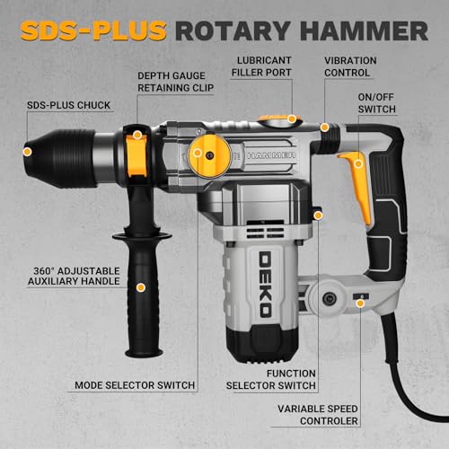 DEKOPRO SDS-Plus Rotary Hammer Drill