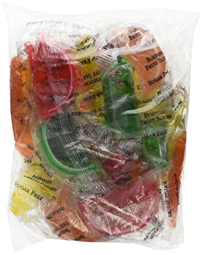 DiabeticFriendlyÂ® Sugar Free Assorted Fruit Fruit Slices, Orange, Cherry, Lime & Lemon, Individually Wrapped, 1lb Bag
