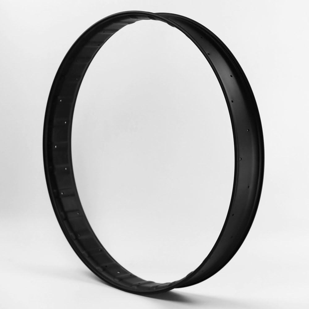 NEXTIE [NXT26SW80 80mm Width Carbon Fat Bike 26" Rim Single Wall [Tubeless Compatible]