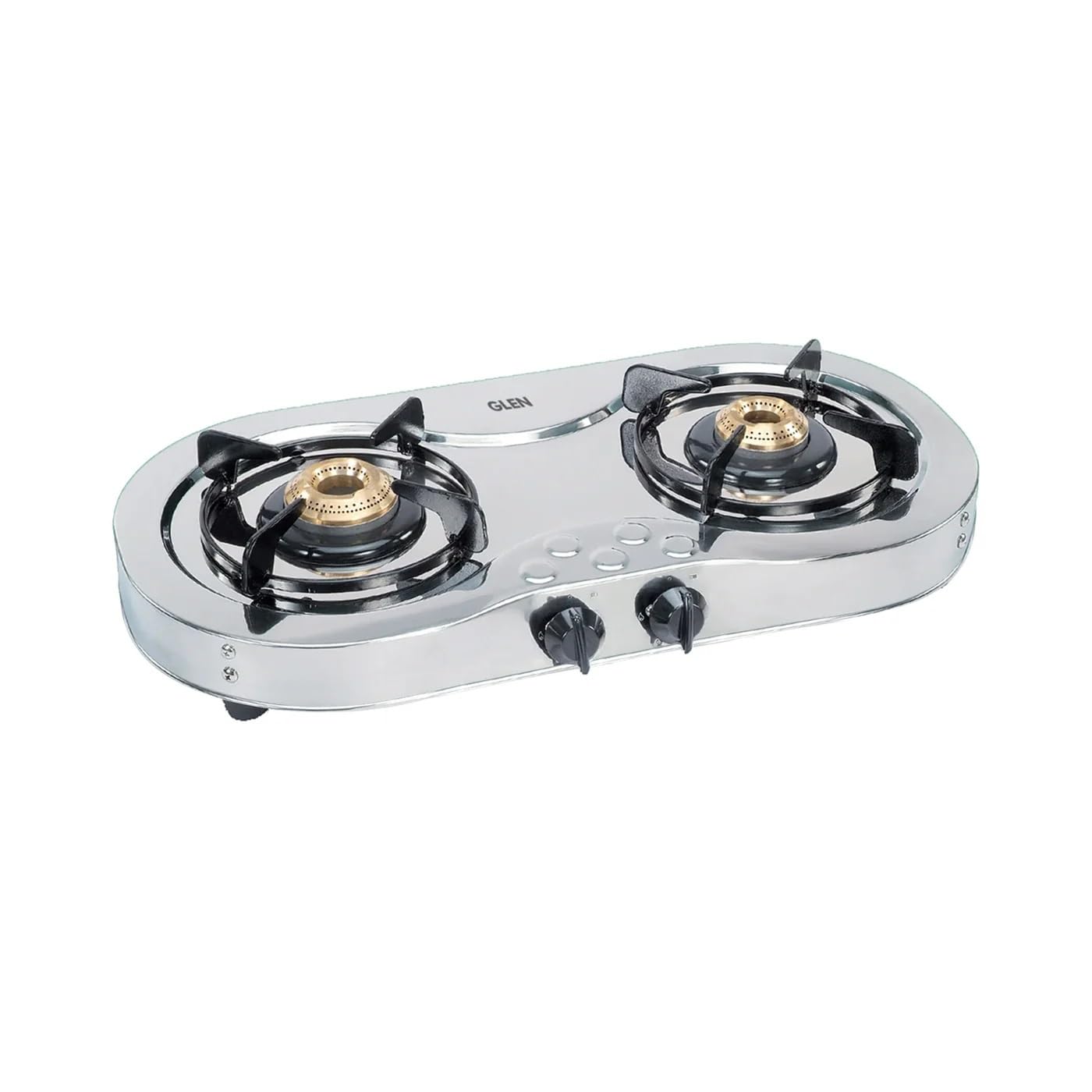 Glen Gas Stove 2 Burner Stainless Steel LPG Gas Stoves 62 cm | Brass Burners | ISI Certified | Manual Ignition | 2-Year Warranty-picture-25