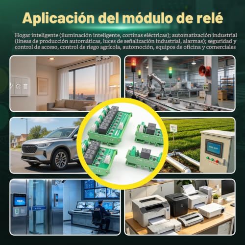 Módulo de relé de 4 canales para solucionar la falta de espacio en carril DIN 7