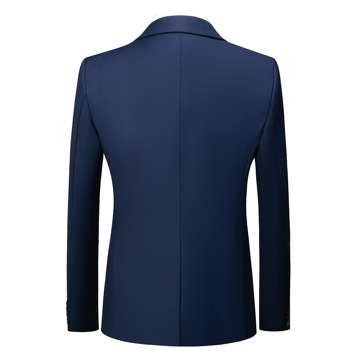 KUDORO Trajes de hombre de 2 piezas, corte ajustado, para bodas, negocios, un botón, traje de hombre
