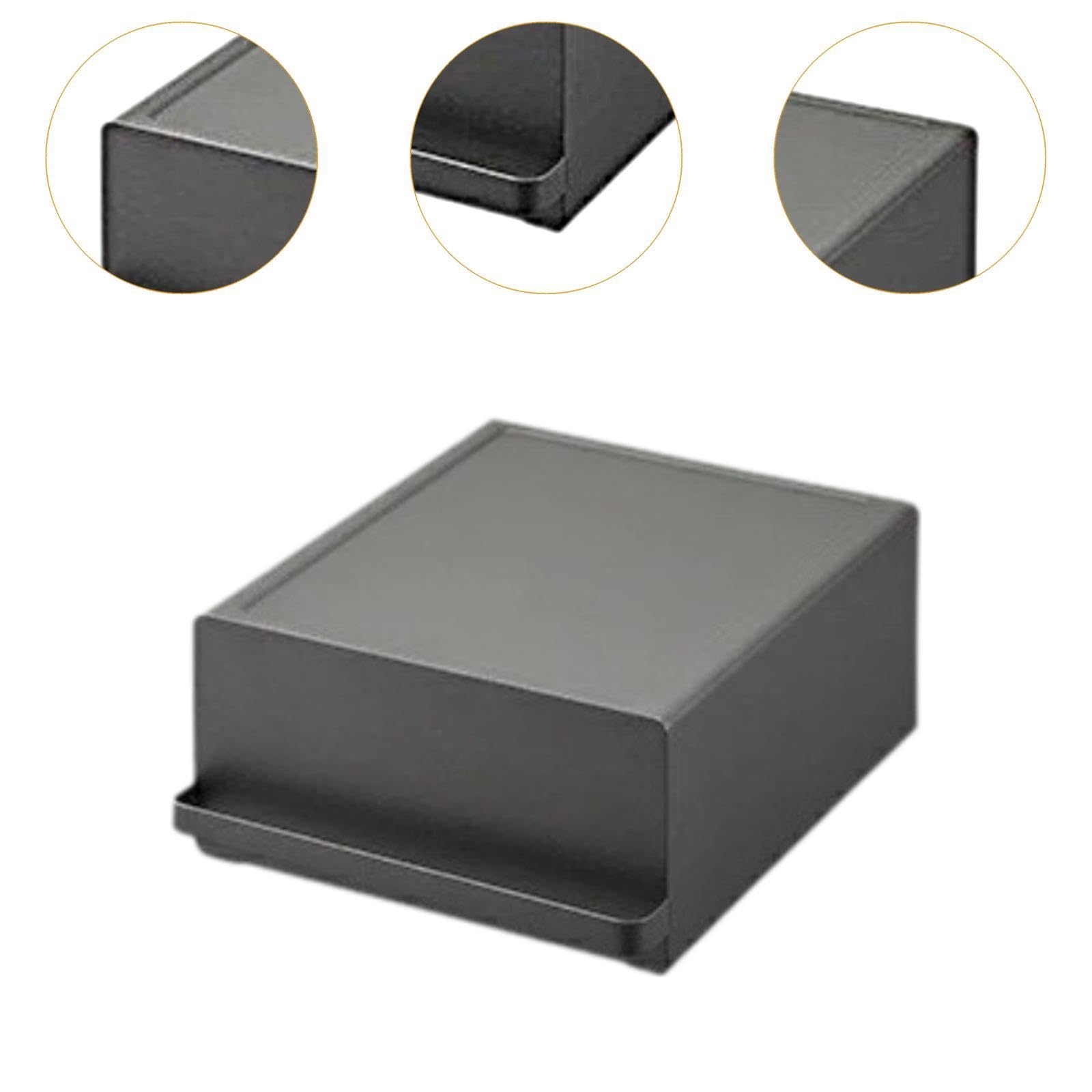 Caja para Guardar Cápsulas de Café, Elegante Soporte para Cafetera, Negro, Individual