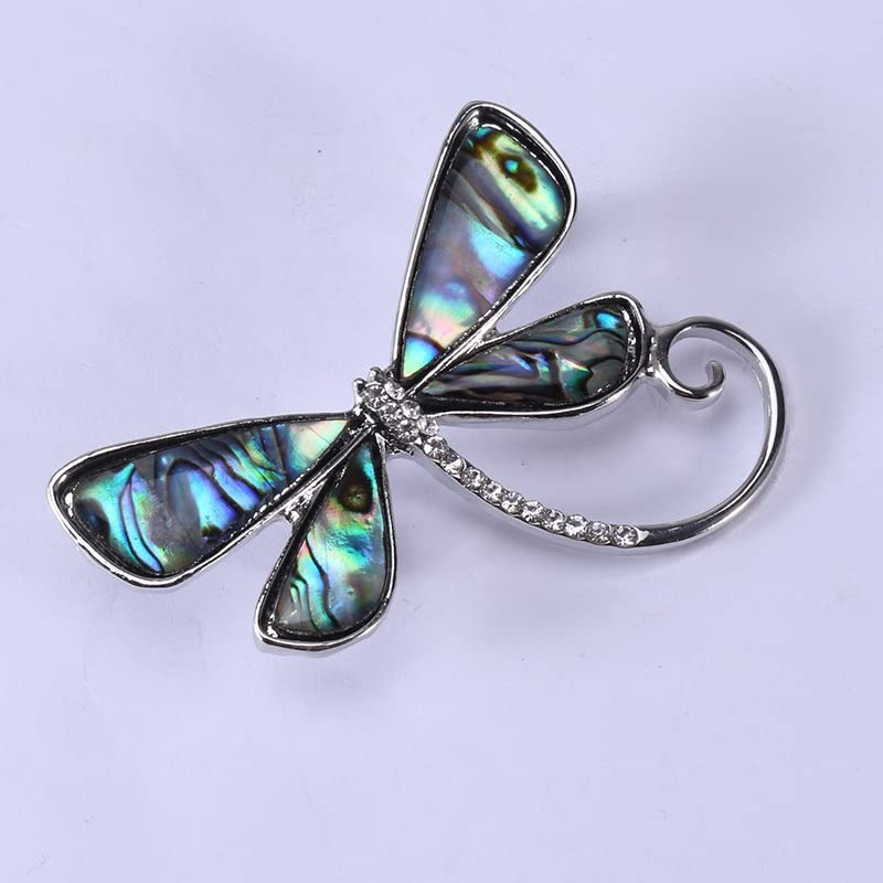 Broche libellule pour cardigan chic idéal en soirée d'automne - 5