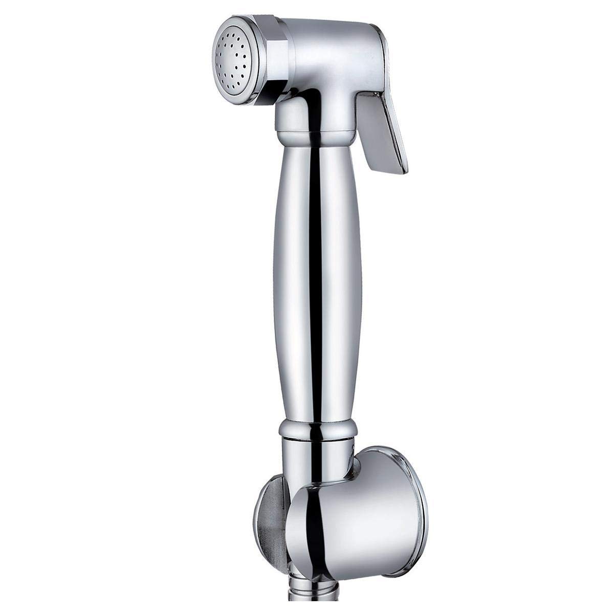 Milano Brass Shattaf Set Chrome Plated - Milano- Silver