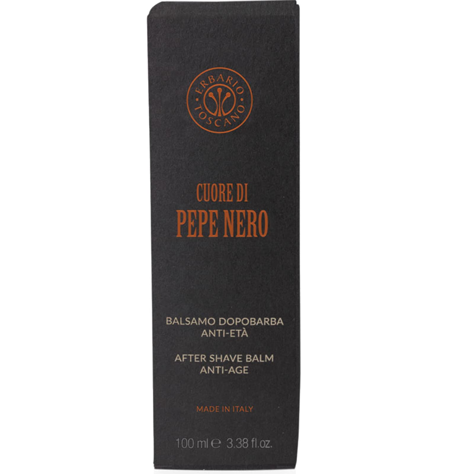 ERBARIO TOSCANO - Balsamo Dopobarba Anti-Età con Olio di Mandorle Dolci e Estratto di Oliva, Lenitivo e Rigenerante, Note Agrumate Fiorite Speziate Legnose Ambrate 100ml