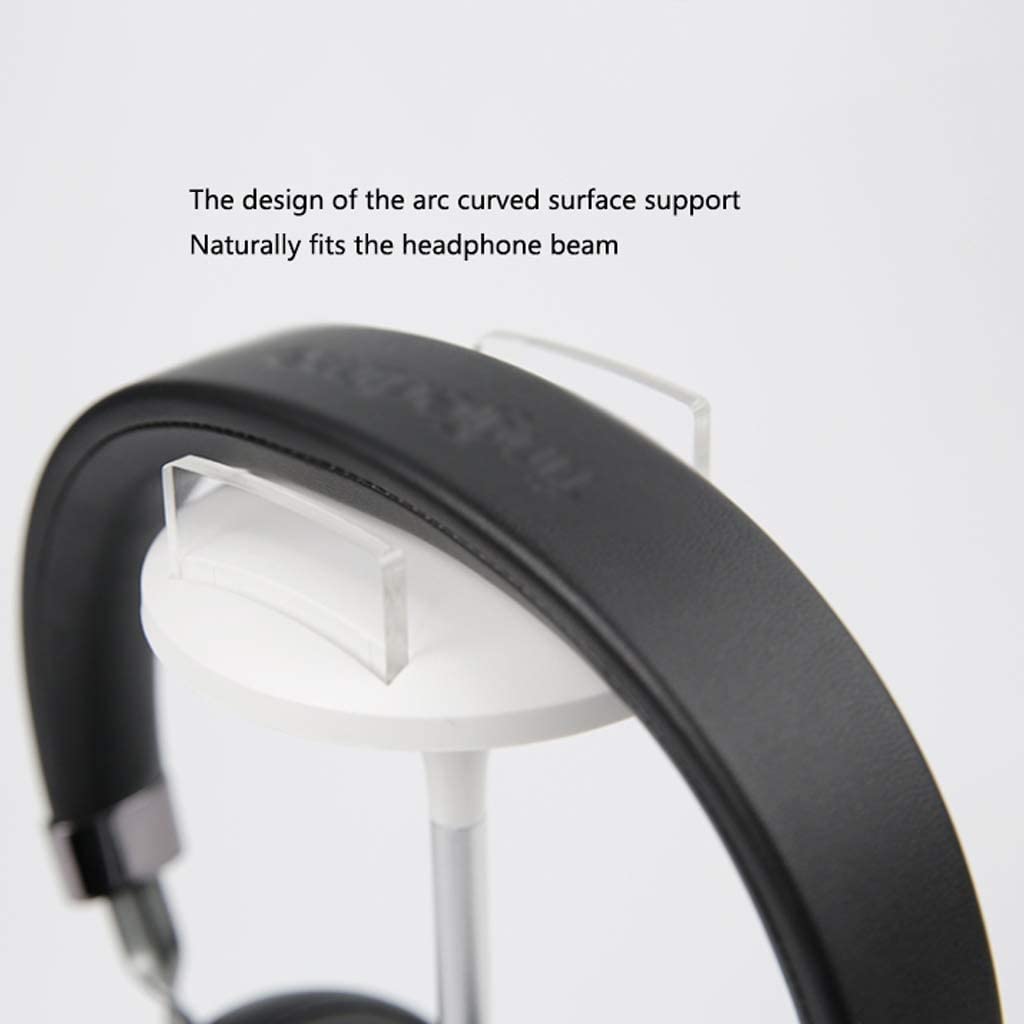 Supporto per Cuffie Supporto per Cuffie in Lega di Alluminio Supporto per Cuffie Supporto per Cuffie da Tavolo per Cuffie da Gioco Cuffie Supporto Cuffie(Walnut+Black)
