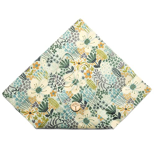 Reusable-Beeswax-Wraps-9-pack-Beeswax-Food-Wraps-Eco-Friendly-Plastic-Free-Zero-Waste-Food-Storage-Wrap-Vegetables-Herbs-Fruits-Cheeses-Sandwiches-and-Bread-Keeps-Food-Fresher-Longer