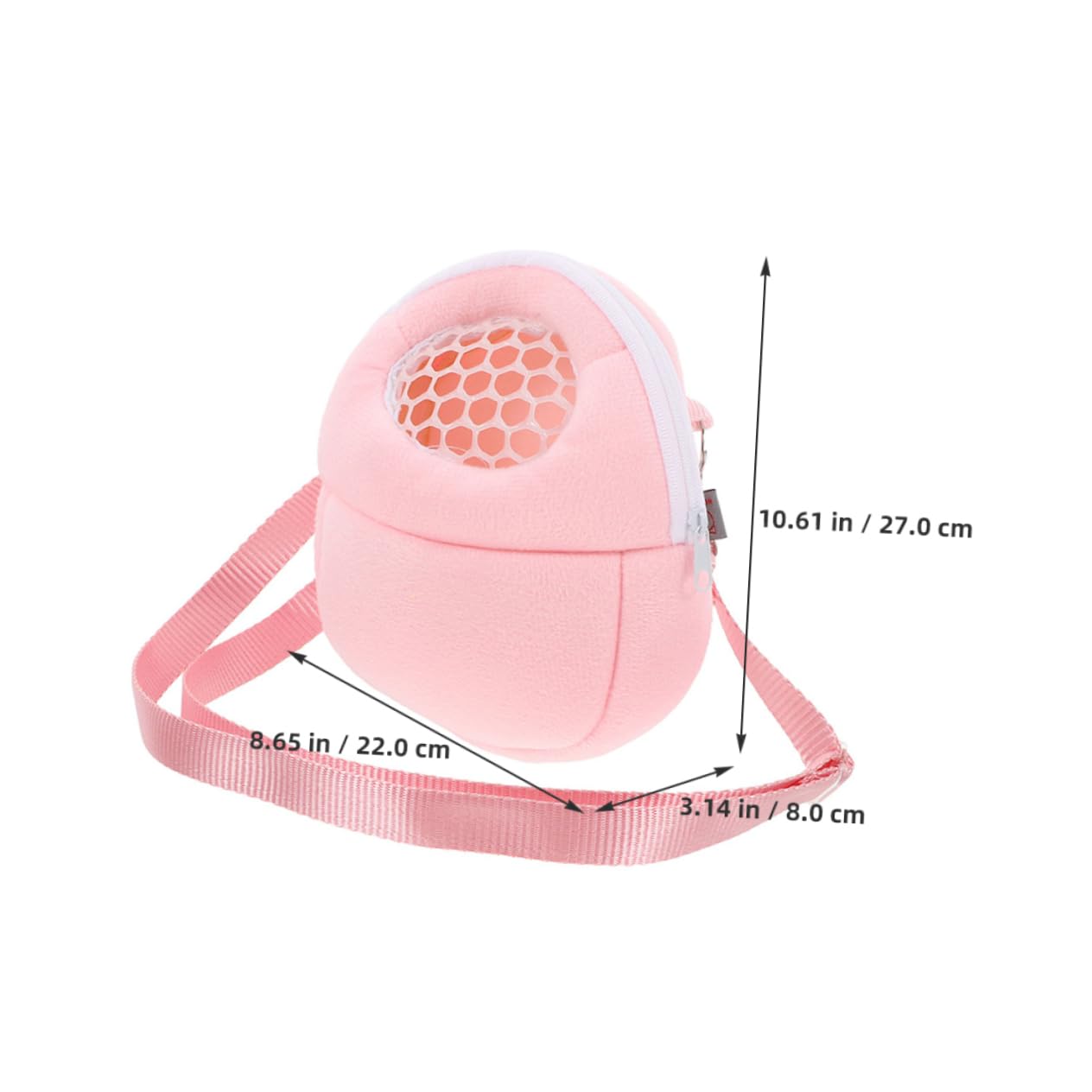 Yardwe Portable Small Animal Carrier Bag Breathable Mesh Travel Pouch for Squirrels Chinchillas and Rabbits Lightweight Outdoor Pet Carrier with Cozy Interior for Outdoor Adventures