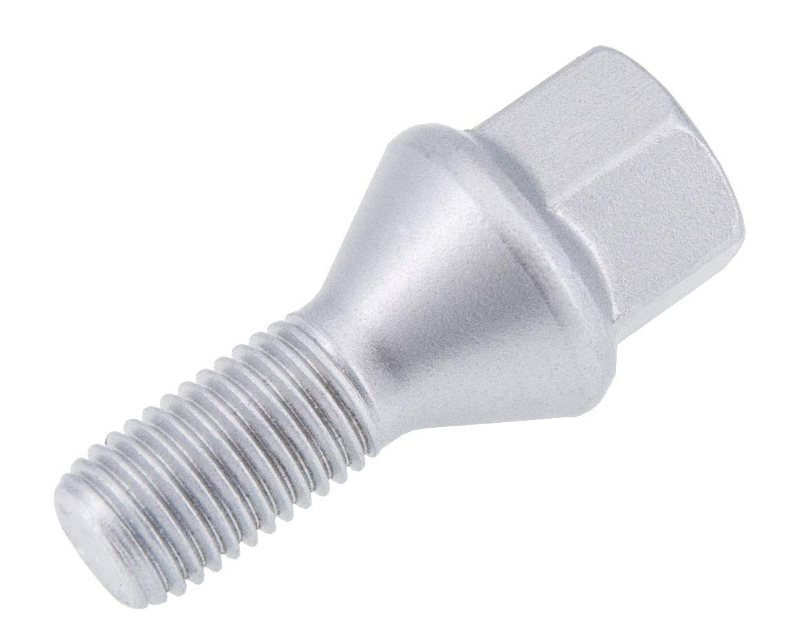 Levando 20 Stück Radschrauben M12x1,25 28mm Schaftlänge Kegel 60 ° SW17 - Radbol