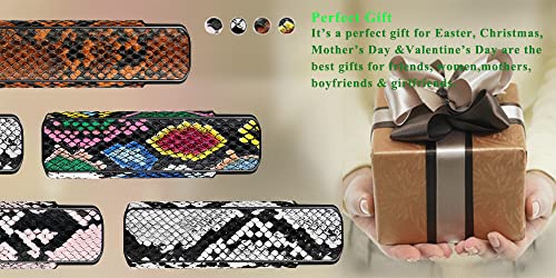 Aickosdusu Slangenpatroon Beschermhoes Tas Hoes Geldt voor de IQOS LIL Solid 2.0 Elektronische Sigaret, PC Lederen Cover Case Accessoires (MULTI-COLOR) - Afbeelding 5