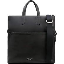 Coach Mens Signature PVC City Foldover Tote, F54774 CQ/BK