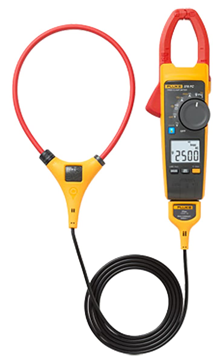 Fluke FC Pince 1000 A AC/DC TRMS sans fil avec Iflex, 1000A TRMS AC/DC Clamp w/IFlex, 1