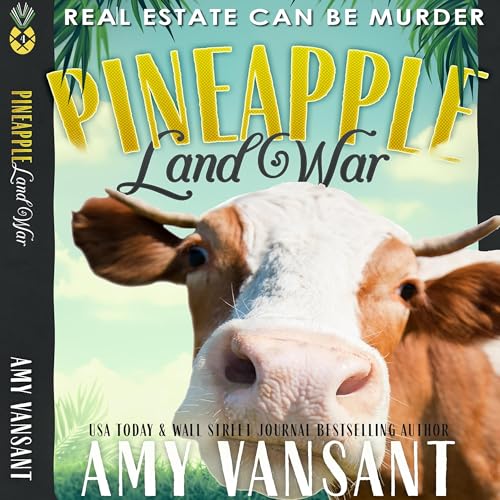 Diseño de la portada del título Pineapple Land War: Real Estate Can Be Murder