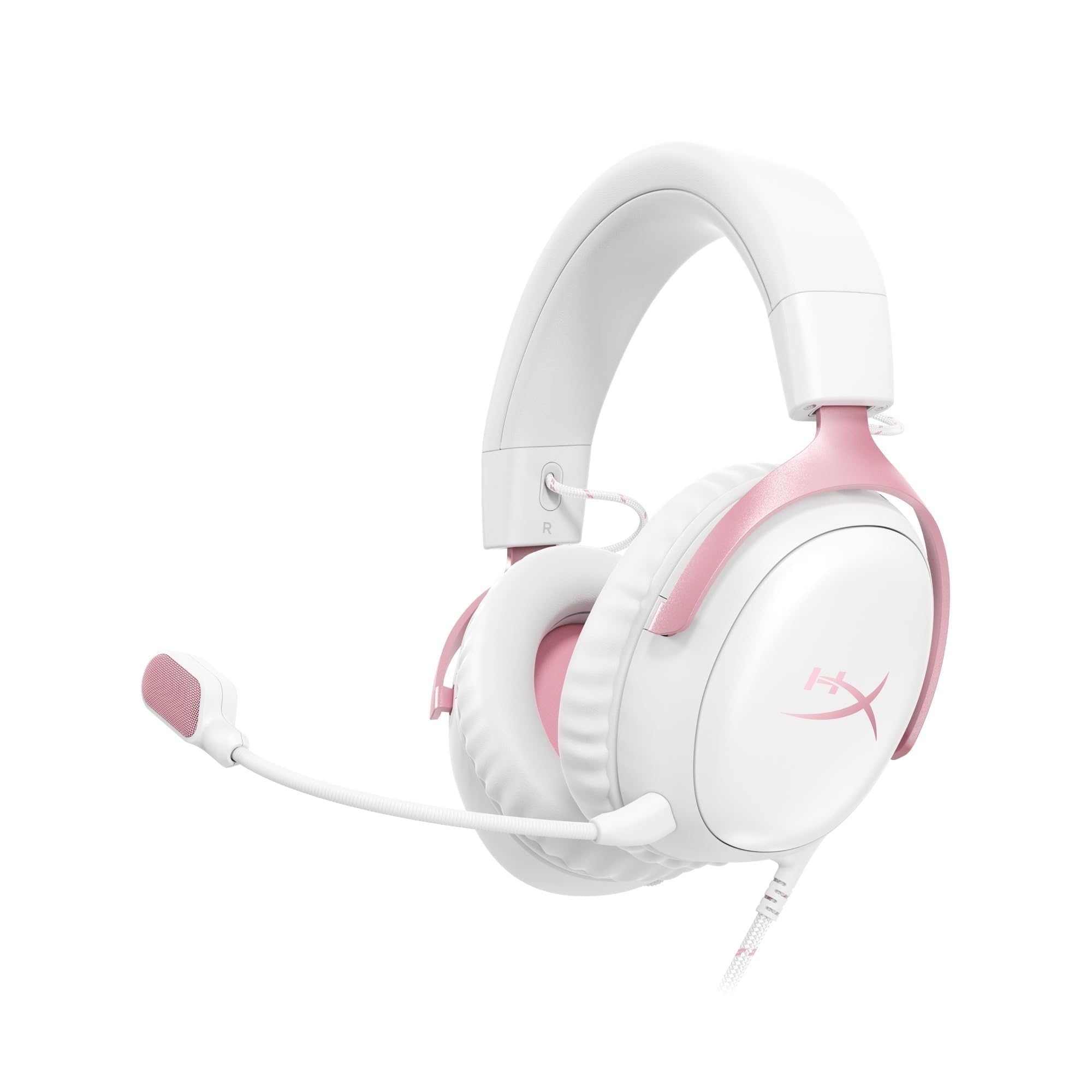 cuffie gaming hyperx cloud iii con microfono cardioid pink