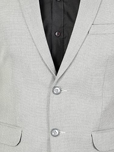 Image of WINTAGE Men's Polyester Cotton Plain Blazer