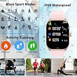Smart Watch for Women(Answer/Make Call), 1.85" HD Smartwatch, Fitness Tracker with 100+ Sport Modes, IP68 Waterproof, Heart Rate/Sleep/Spo2 Monitor, Activity Tracker for Android and iPhone - Image 4