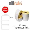 Barkod Etiketi 30x40 Termal - 1000 Adet