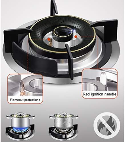 Single Burner Gas Stove for Home Kitchen, Desktop/Embedded with Flame Failure Protection and Easy Clean, Energy Class A(K,LPG)