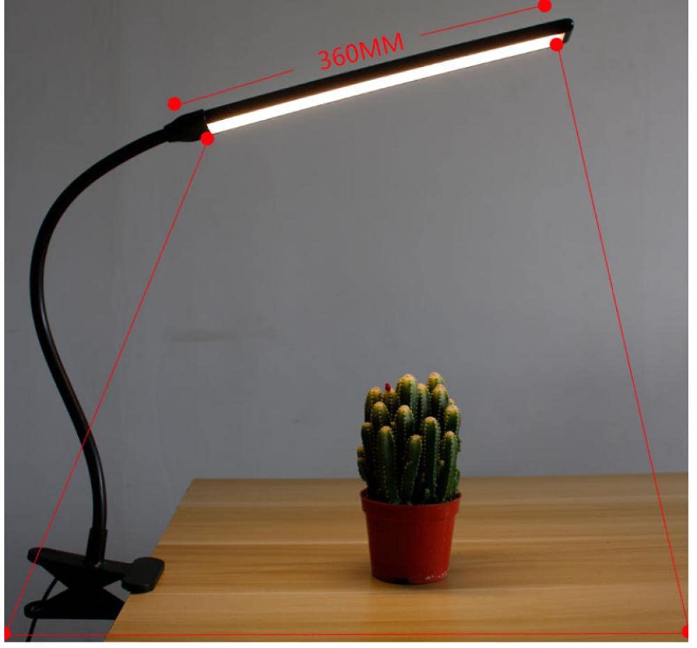 Luci A Clip Lampada Pinza Luce Da Lettura Luce Da Lettura Clip Clip Lamp Stepless Dimming E Regolazione Del Colore Led Clip Eye Protection Desk Lamp Lampada Da Lettura-Colore Di Dimming Wireless Nero