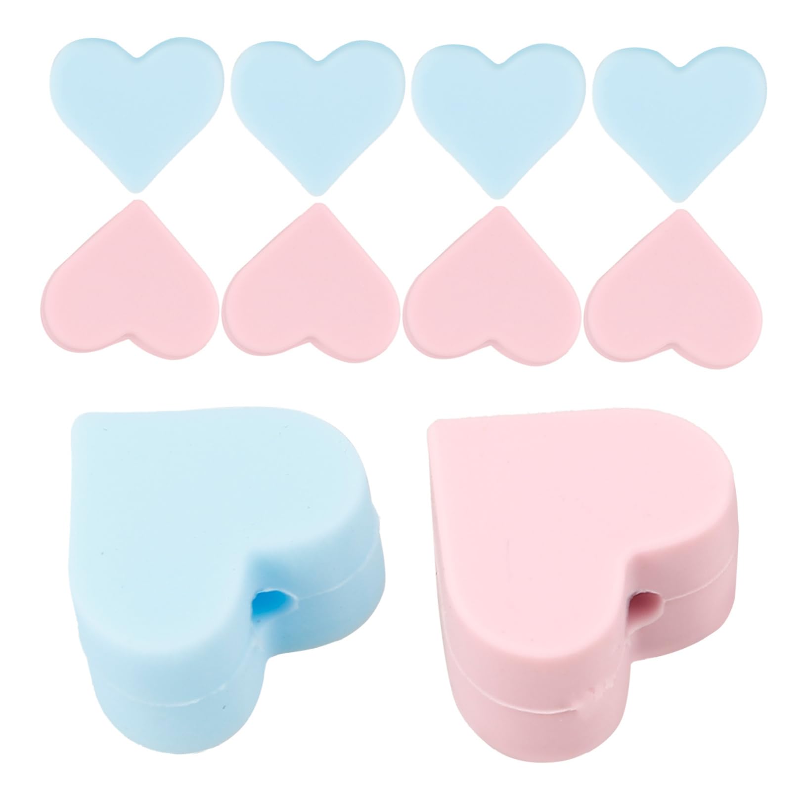 OSALADI 20pcs Knitting Needle Cap Covers Needles Point Protectors Rubber Caps for Knitters