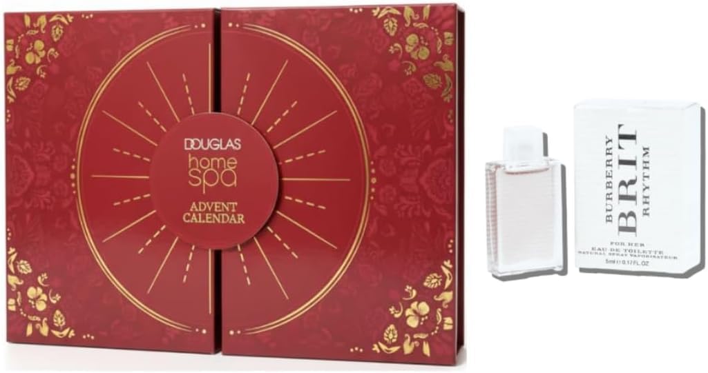 Douglas Calendario de Adviento 2025 Mujeres Lujo Spa Beauty, valor 270 €, 24 productos cosméticos y de cuidado para mujeres y niñas, calendario de Adviento, incluye ambientador JUNG