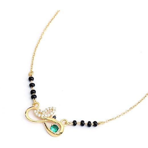 Infinity Gold Plated Necklace 18 Inch