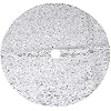 DUOBAO Silver Sequin Tree Skirt 36 Inches Sparkly Xmas Ornaments Rustic Holiday Decoration Glitter Sequin Christmas Skirts for Home Decor