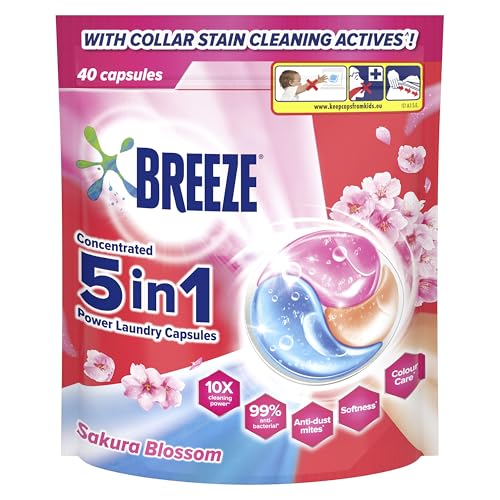 Breeze Sakura Blossom 3-in-1 Power Laundry Capsules 420g