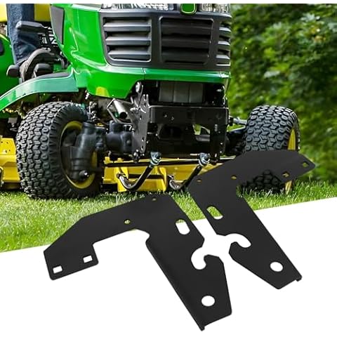 AUTOVIC Snowplow Mounting Brackets Front for John Deere 46" Shovel/Snow Sweeper Mounting Bracket Replace for GXH24760 GXH24761 1Pair Cover