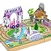 Melissa & Doug 19-Piece Wooden Take-Along Tabletop Kingdom – Carriage, Horse, Unicorn, Dragon, More