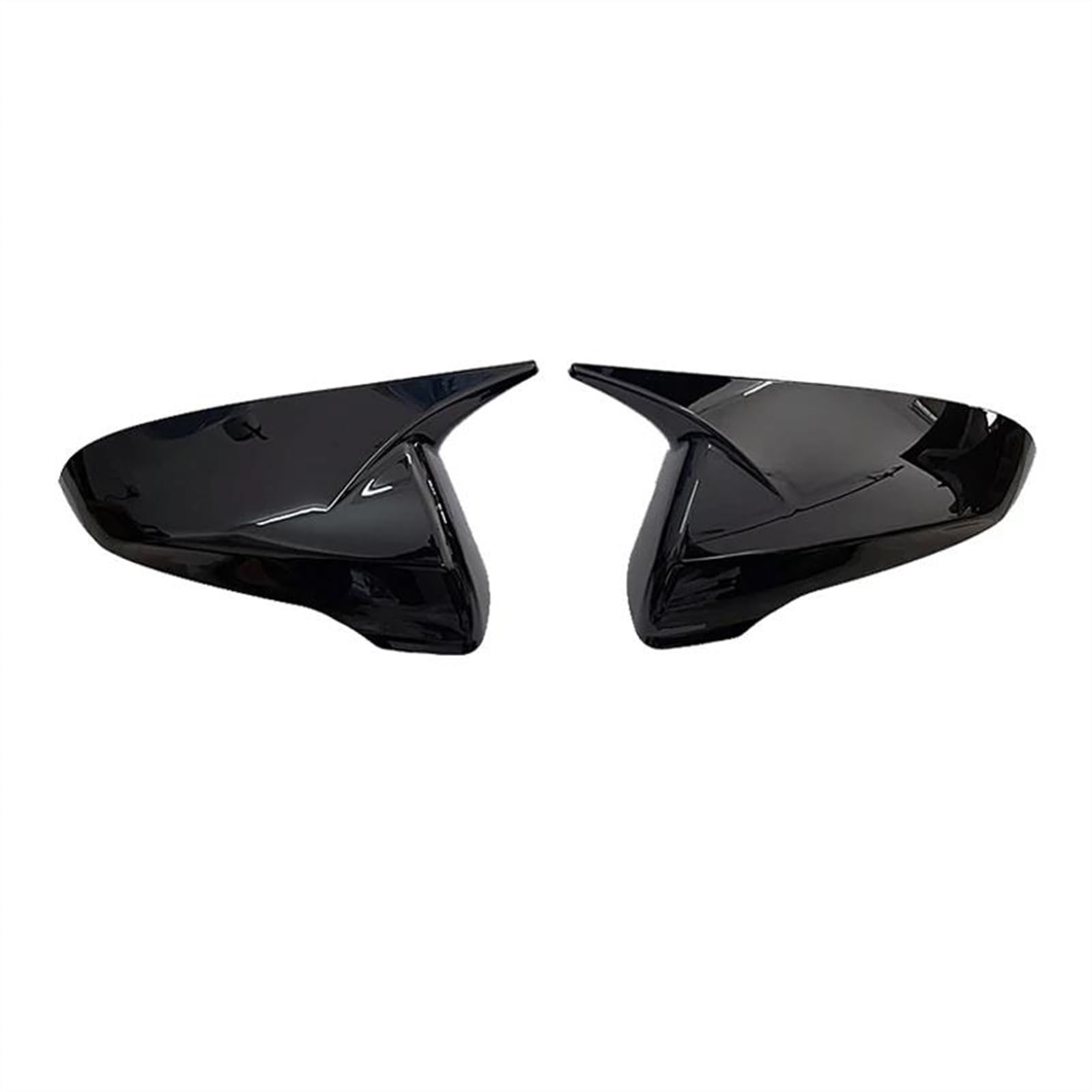 for Hyundai for Veloster 2018-2023 Rearview Side Mirror Cover Sticker Cap Exterior Door Rear View Case Trim Accessories BLNETU(Gloss Black)