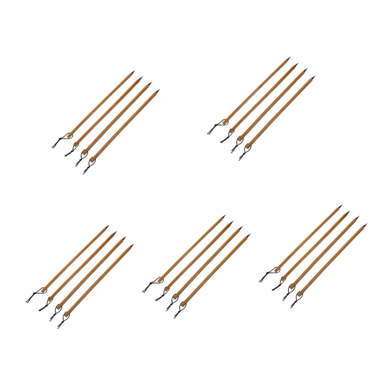 Housoutil 5 Set Pennello Per Calligrafia Con Punta Fine Per Scrittura Arte E Leggero E Facile Usare Accessori Per Calligrafia Per Abilità 4 Pezzi*5