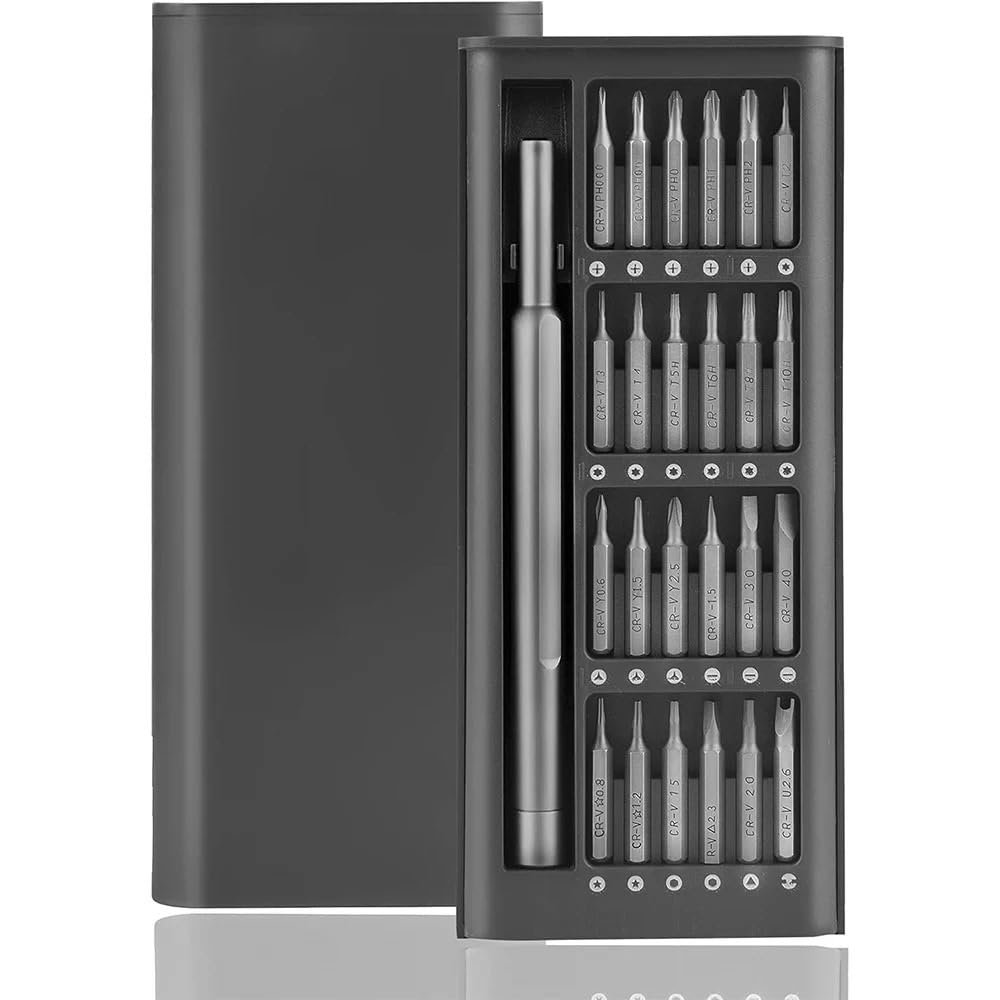 Schrauberbit Set,Bit Set Werkzeuge bitsatz für a 25-in-1-Präzisionsschraubendreher-Set Mini mit 24-teiligen Schraubendreher-Bits, kleinem Reparatur-Handwerkzeug-Kit(63 in 1)