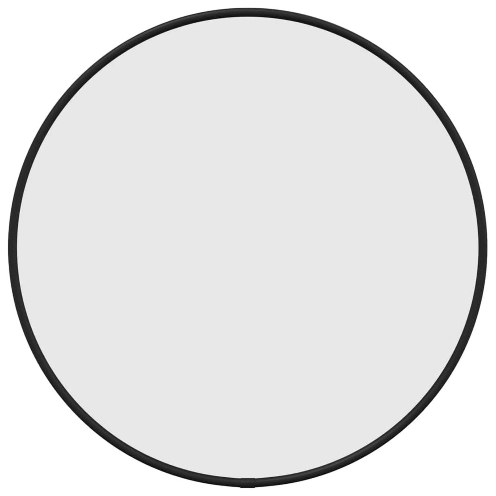 Homgoday Czarne lustro ścienne Ø 40 cm okrągłe, lustro łazienkowe lustro łazienkowe, lustro łazienkowe