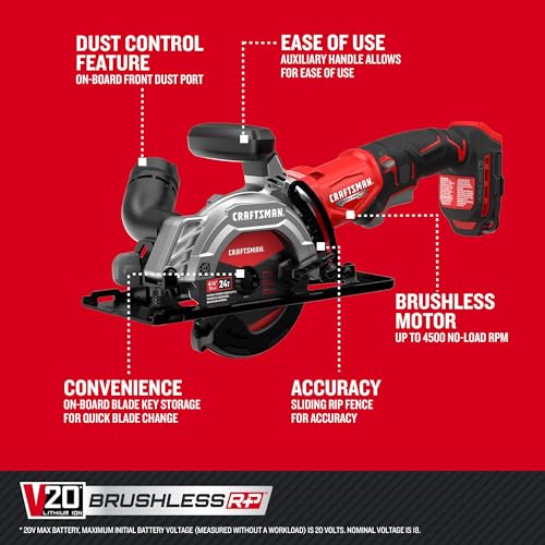 CRAFTSMAN V20 Cordless Circular Saw