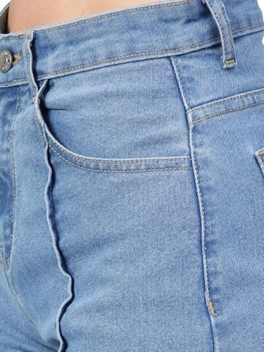 Image of KOTTY Women High Rise Straight Jeans