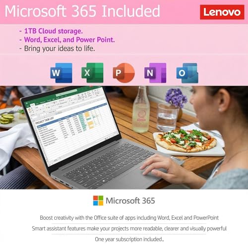 Lenovo IdeaPad Slim 3i Laptop 15.6" FHD Intel N100 miniatura 5