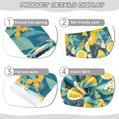 KLL Floral Indonesian Batik Motif Toddler Girls' Leggings Stretchy Full Length Lounge Pants Sports3