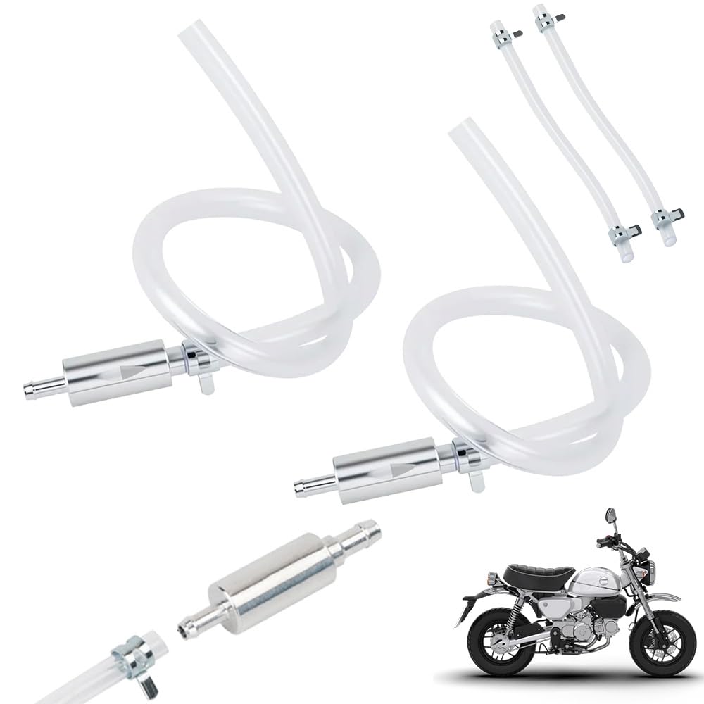 SROCOPT Brake Bleeder Hose, 2025 Upgrade One Way Check Valve Tube Bleeding Tool Kit for Motorcycle Clutch, Universal Brake Bleeder Kit for Motorbike Car (2pcs)