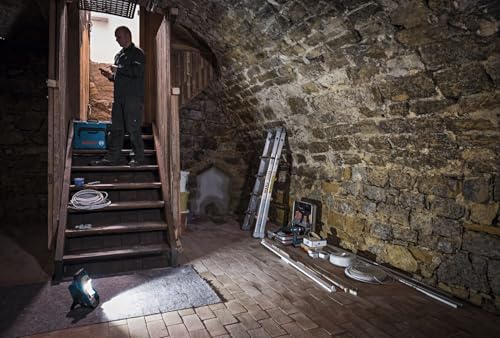 Bosch Professional 18V System Akku LED-Baustellenlampe GLI 18V-1900 (max. Helligkeit 1900 Lumen, ohne Akku/ Ladegerät)