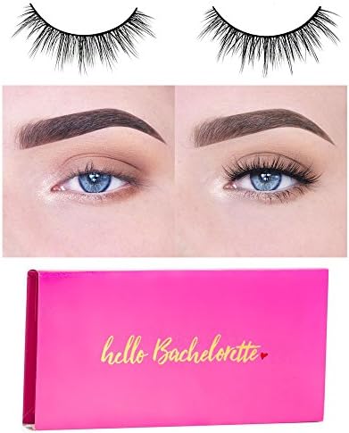 Icona Lashes Premium Quality False Eyelashes | Happily Ever After | Romantic and Balanced | Non-Magnetic | Natural Look and Feel | Reusable | 100% Handmade & Cruelty-Free | Bachelorette Packaging