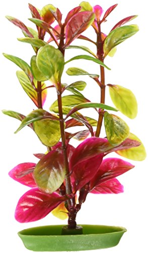 Marina Plantas Plásticas Aquascaper Pequeñas Ludwigia Roja, 12,5 cm